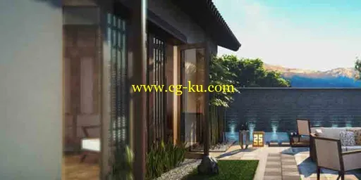 3D院子动画场景一个的图片1