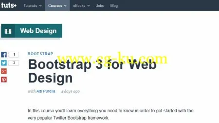 Tutsplus – Bootstrap 3 For Web Design的图片1
