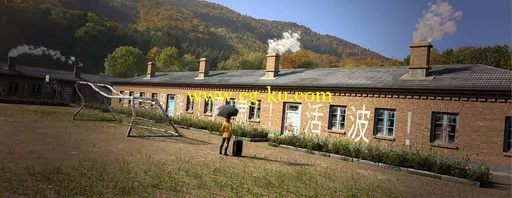 复原70年代建筑3D场景原文下载附带PSD的图片1