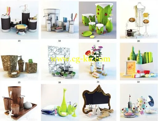 3ddd Bathrooms Accessories(浴室用品)的图片1