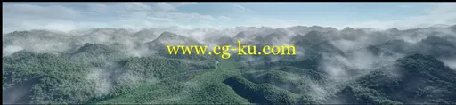 大山鸟瞰动画场景的图片1