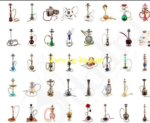 3DDD Hookahs 3DSMax2010（水烟枪的图片1
