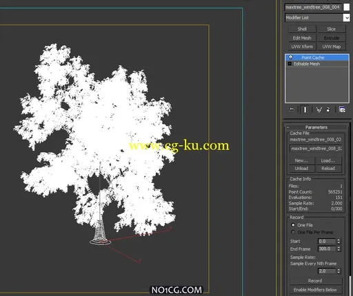 2棵高精度的3d植物模型动态树免费下载的图片1