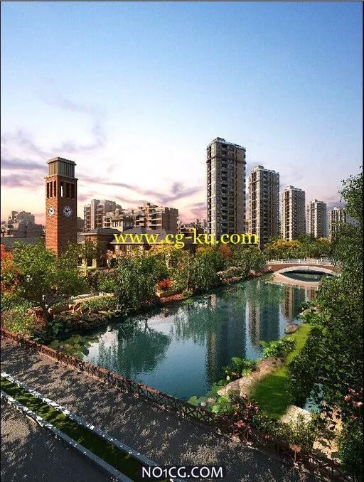 9张DVD3dsmax全模场景一键渲染你的场景的图片1