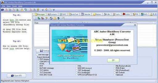 ABC Amber BlackBerry Converter 6.88的图片2