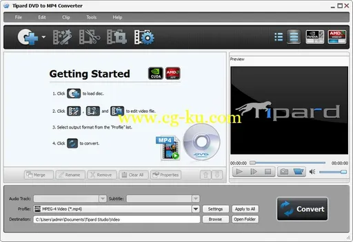 Tipard DVD To MP4 Converter 7.1.52的图片1