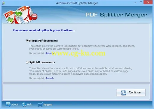 Axommsoft PDF Splitter Merger 1.3.0的图片1