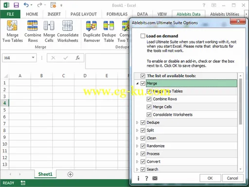 AbleBits Ultimate Suite For Microsoft Excel 2014.4.2.357的图片1