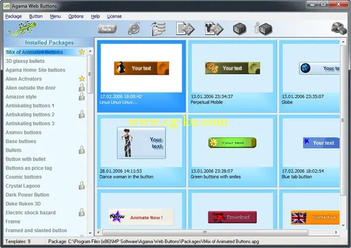 Agama Web Buttons 3.10 Multilanguage的图片1