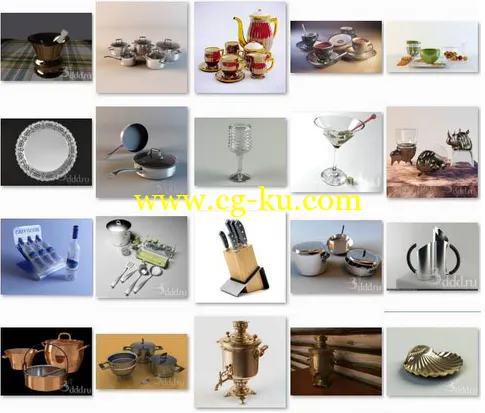 3DDD Tableware的图片1