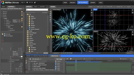 FXhome HitFilm 3 Pro 3.1.4016.38036 (x64)的图片1