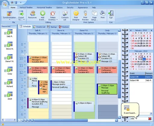 OrgScheduler Pro 6.7的图片1