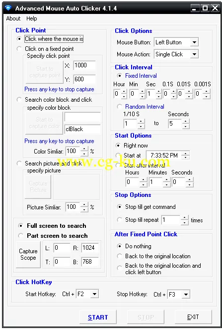 Advanced Mouse Auto Clicker 4.1.4的图片1