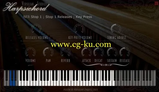 音效下载Versilian Studios Harpsichord KONTAKT VST AU的图片1