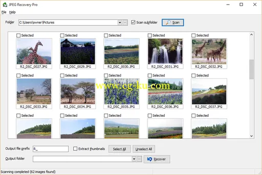 eWorld JPEG Recovery Pro 6.0的图片1