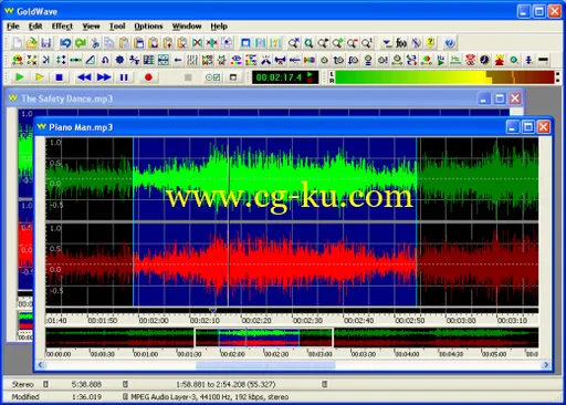 GoldWave 6.22 音频编辑转换工具的图片1