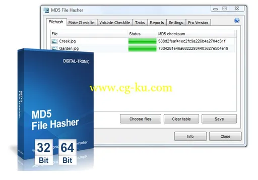 MD5 File Hasher Pro 1.5.0000.1 Multilangual的图片1