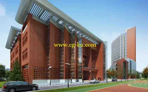 生活片区完整建筑模型的图片1