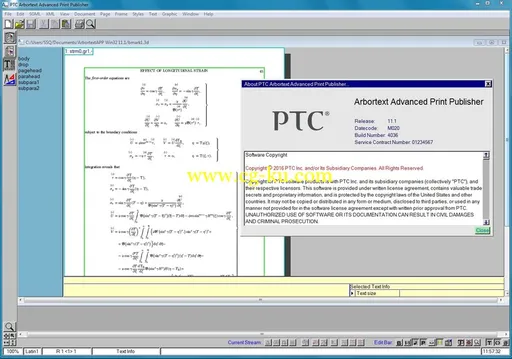 PTC Arbortext Advanced Print Publisher 11.1 M020的图片2