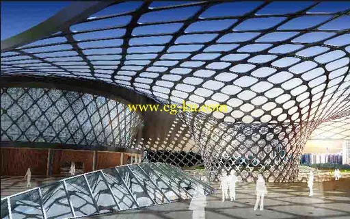 2个异形的共建建筑模型​的图片3
