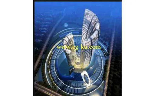 一个牛魔王牛角的异形建筑模型的图片3 一个牛魔王牛角的异形建筑模型的图片3