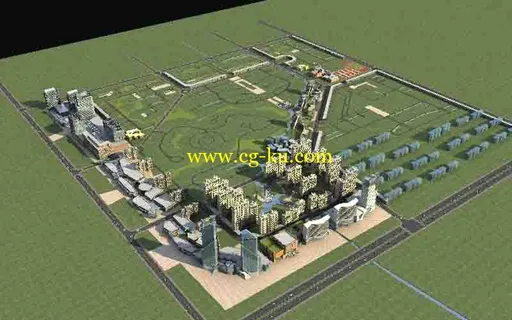 2套商用办公建筑模型集合的图片1