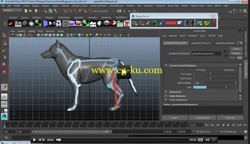 3DMotive-Maya四足动物制作第1卷的图片1