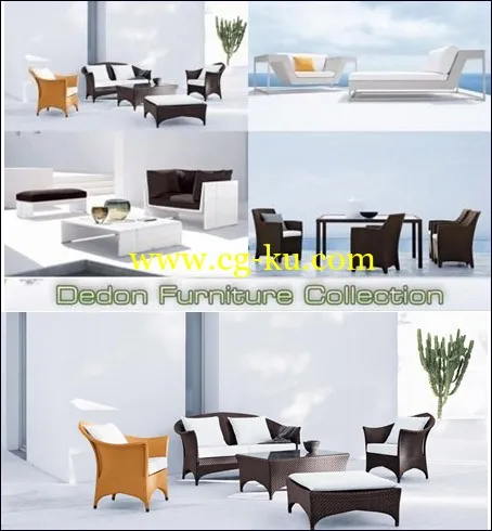 3D Models of Dedon Furniture的图片1