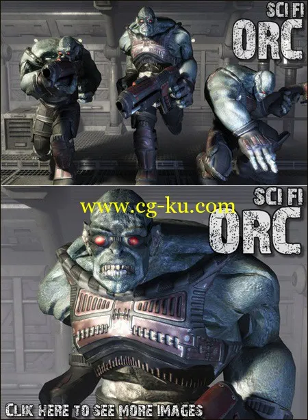 DEXSOFT-GAME Sci-Fi ORC animated character by Sasha Ollik的图片1