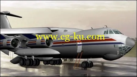 3D Model Plane IL 76TD的图片1