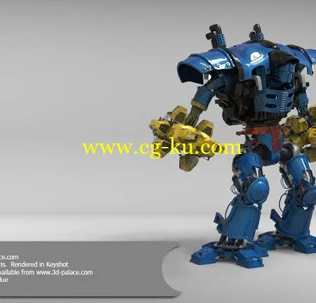 3D Palace – The Templar Assault Mech – Imperial Knight Tutorial的图片1