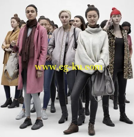 3D Scan Store-女性影视角色模型的图片1