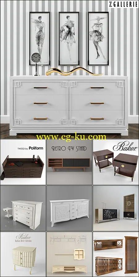 Classic Sideboard and Chest of Drawer的图片1