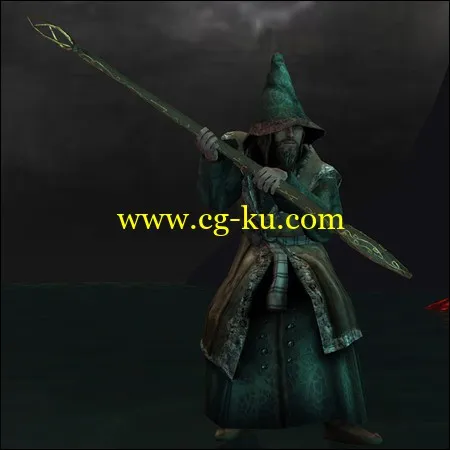3D魔法师高精度模型的图片1