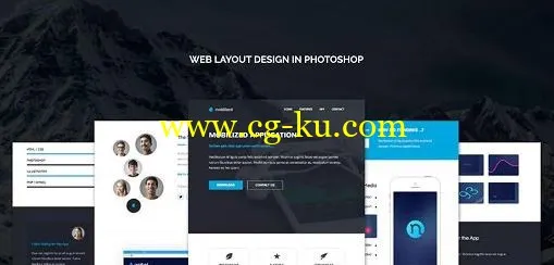 Web layout design in Photoshop || Full Class的图片1