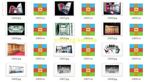 82个小型展览展示模型9-18平的图片1