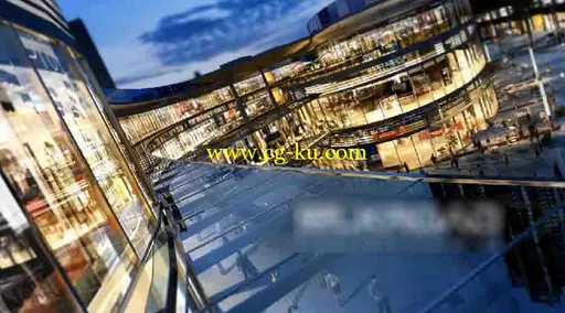 夜景商业街表现3D动画镜头的图片1