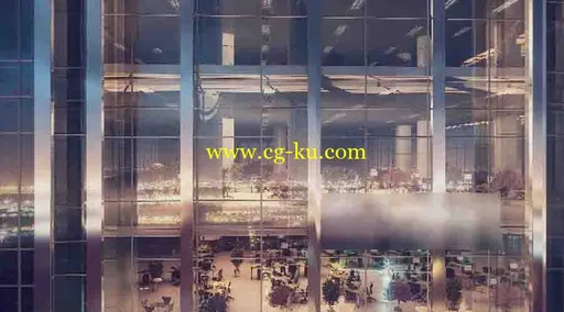 建筑动画共建玻璃特写表现镜头的图片1