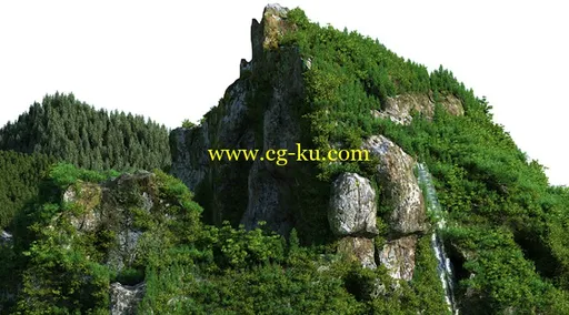 高端霸气上档次原始大山3d场景的图片1