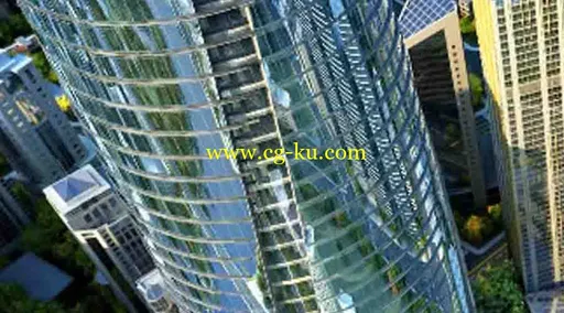 俯视建筑3d动画场景的图片1 俯视建筑3d动画场景的图片1