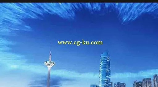夜景科幻建筑3d动画场景的图片1 夜景科幻建筑3d动画场景的图片1