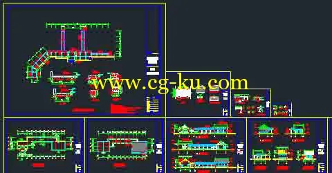 100套公园景观设计CAD平面图施工图源文件的图片2