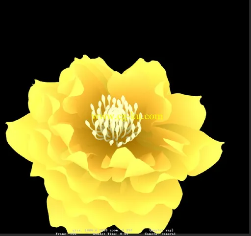 MAYA月季开花影视动画文件的图片3