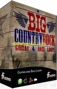 P5 Audio Big Country Rock Guitar & Bass Loops [ACiD WAV REX AiFF]的图片1