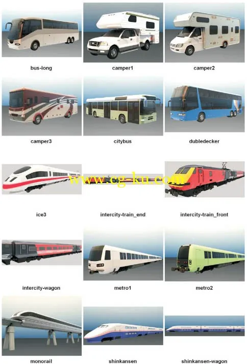 Dosch.3D.PassengerTransportation交通工具的图片1