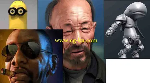 Maya影视人物模型游戏模型卡通模型大集合的图片2