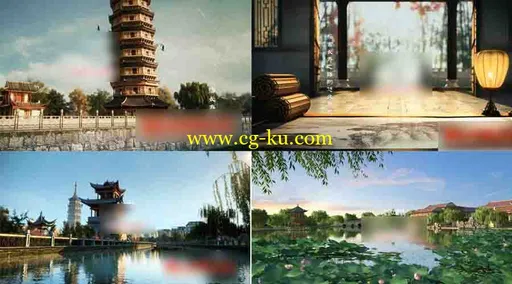 35个如皋长寿城市3d动画场景源文件的图片1