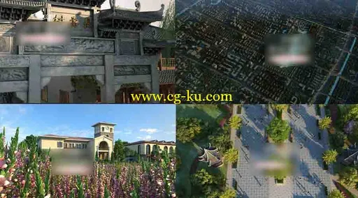 35个如皋长寿城市3d动画场景源文件的图片2