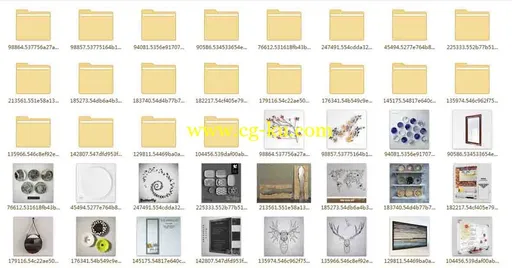 3dsk出品墙壁装饰摆设的图片1