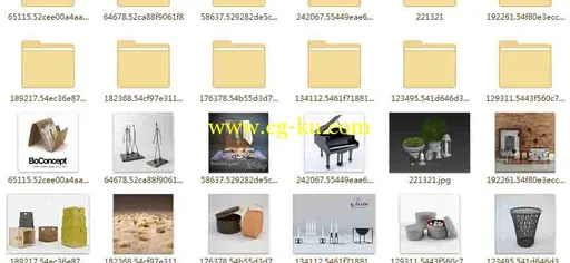 3dsky室内装饰摆设的图片1